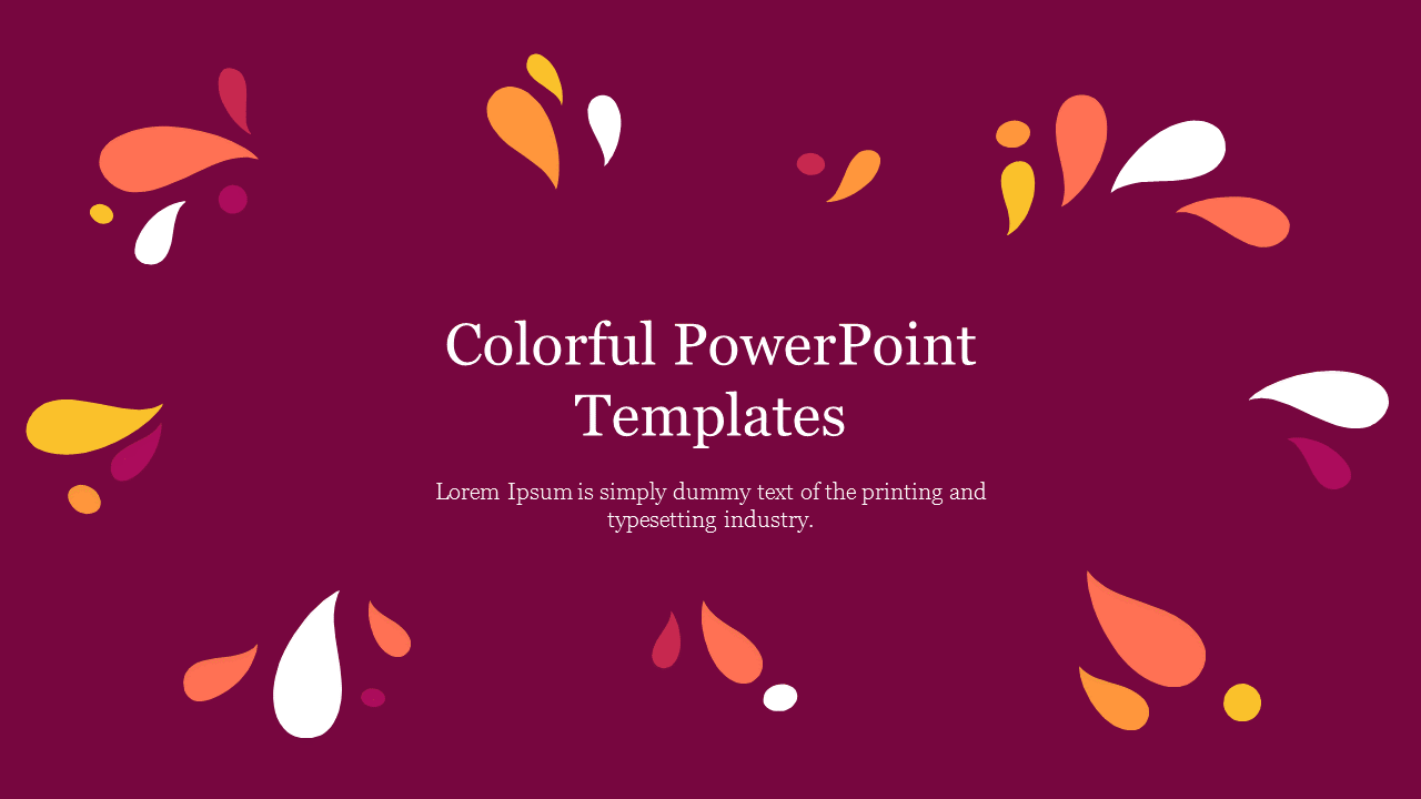  Colorful PowerPoint Templates Design For Presentation